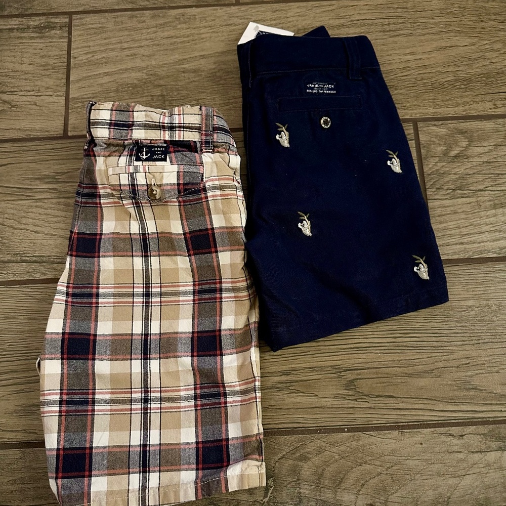 Janie and Jack shorts lot - size 4 and 5